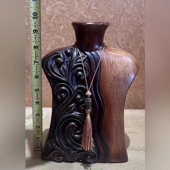 Artisan Brown Wood Decor - Picture 7 of 8